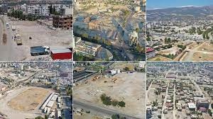 Depremin yıktığı illerde enkazlar yerini büyük boşluklara bıraktı