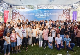 534 öğrenciye bisiklet dağıtım törenine katıldı