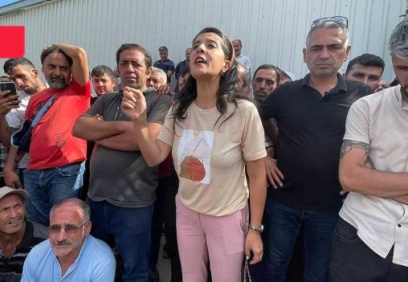 Erkaplan halı işçileri de grevde