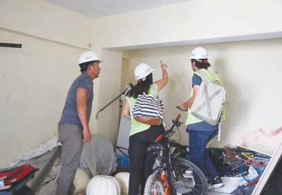 Şehir merkezinde 40 bin binaya ulaşıldı