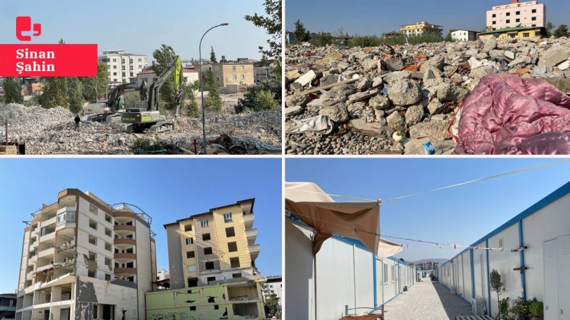 Yıkımlar nedeniyle her yeri saran toz, asbest tehlikesi ve kavurucu sıcaklar