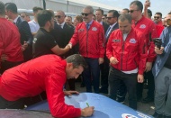 Fidan ve Bayraktar GAÜN standını ziyaret etti