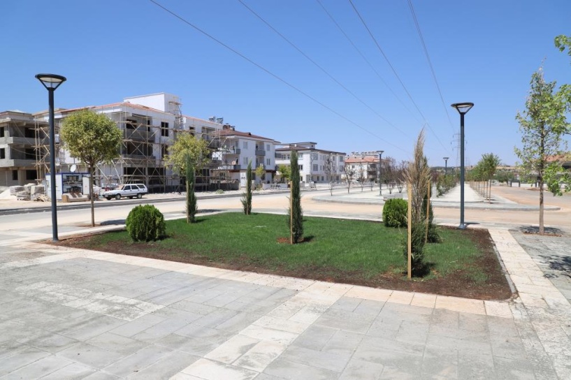 Aktoprak Mahallesine park-otopark yapıldı