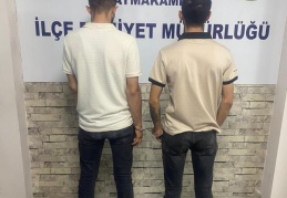 Yağmacılar yakalandı