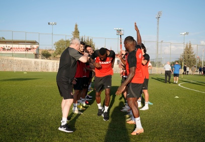 Nicolas N'koulou da takımla birlikte çalıştı