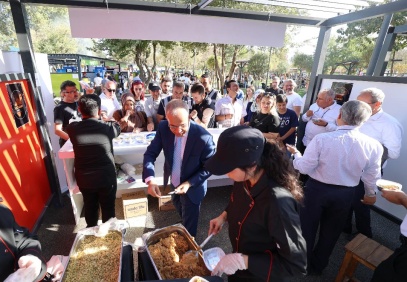Mutfak Sanatları Bölümü öğrencileri, firik pilavı ve peynirli helva yaptı