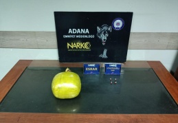 Otobüste esrar ele geçirildi