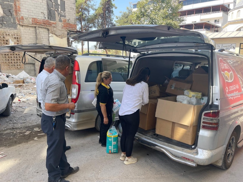 1000 depremzedenin ihtiyacı karşılandı