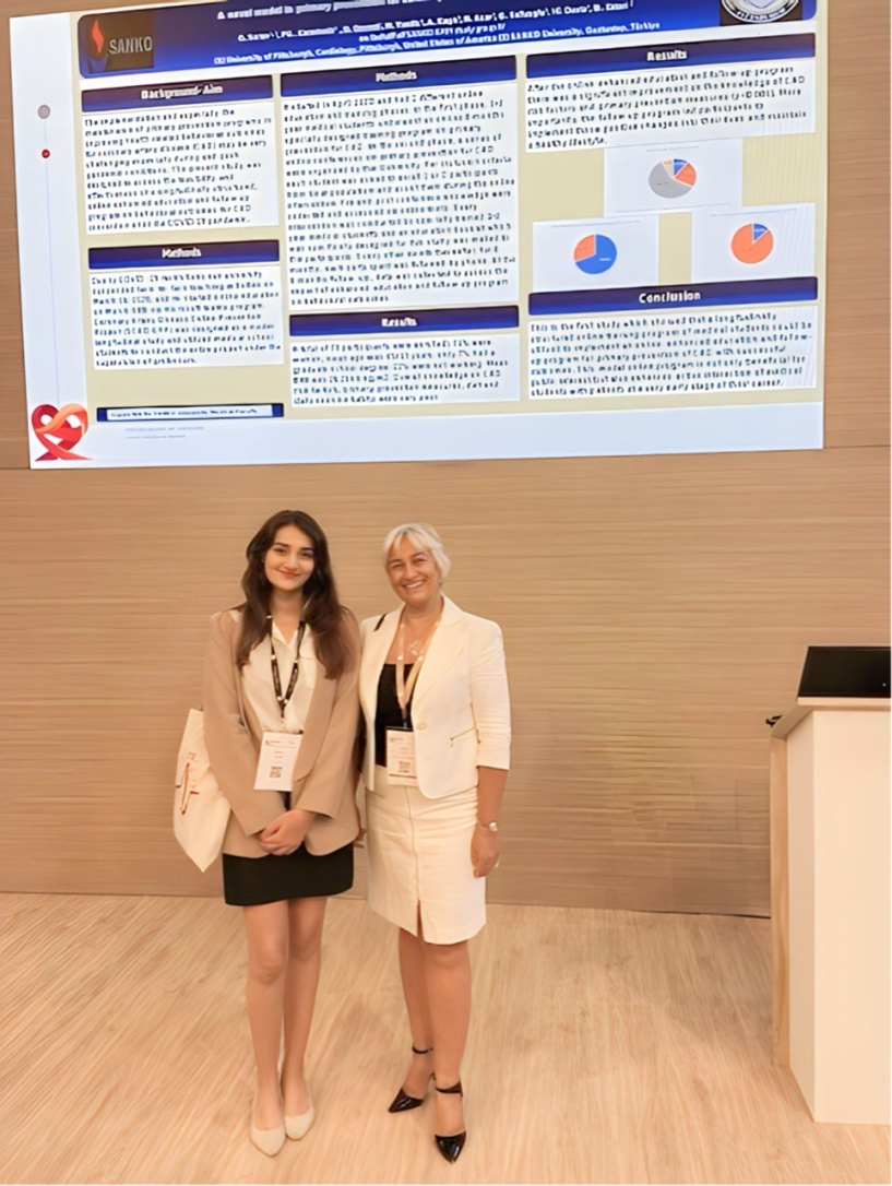 Sanko öğrencisi, Avrupa Kardiyoloji Kongresinde sunum yaptı