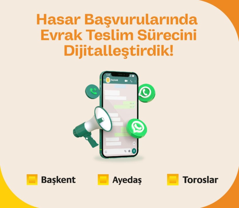Hasar başvurularının evrak teslim süreci dijital platforma taşındı