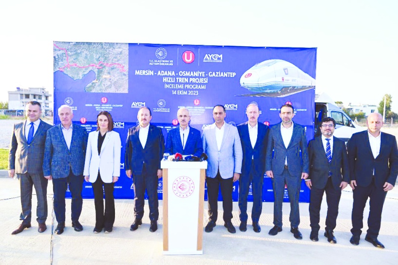 Mersin-Adana-Osmaniye-Gaziantep Hızlı Tren Hattı ile 6 saatlik yol 2 saate düşecek