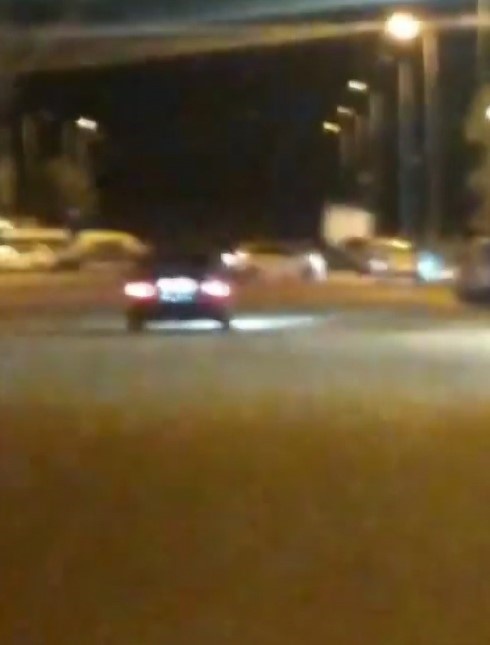 Trafiğe açık yolda dirift yaptı, 20 bin lira ceza ödeyecek
