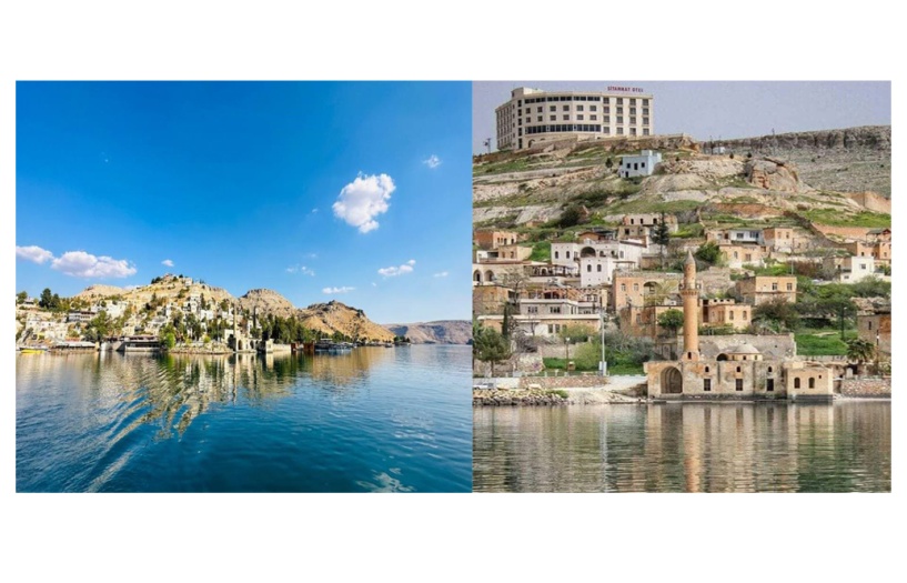 Halfeti’nin görüntüsünü bozan otel yıkıldı