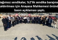 Sendikal özgürlüğün kısıtlanması yakışmıyor!