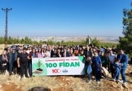 Cumhuriyetimizin 100. Yılı anısına 100 ağaç dikildi
