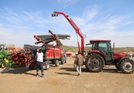 Çiftçiler için sulama sistemi desteği verildi