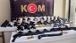 76 ilde bin 212 ruhsatsız tabanca, 167 kaçak kurusıkı tabanca, 44 uzun namlulu tüfek, 225 ruhsatsız av tüfeği ele geçirildi
