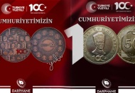 Darphane'den Cumhuriyet'in 100. yılına özel hatıra parası