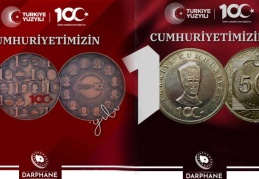 Darphane'den Cumhuriyet'in 100. yılına özel hatıra parası