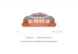 Google'dan Türkiye Cumhuriyeti'nin 100. yılına özel "doodle"