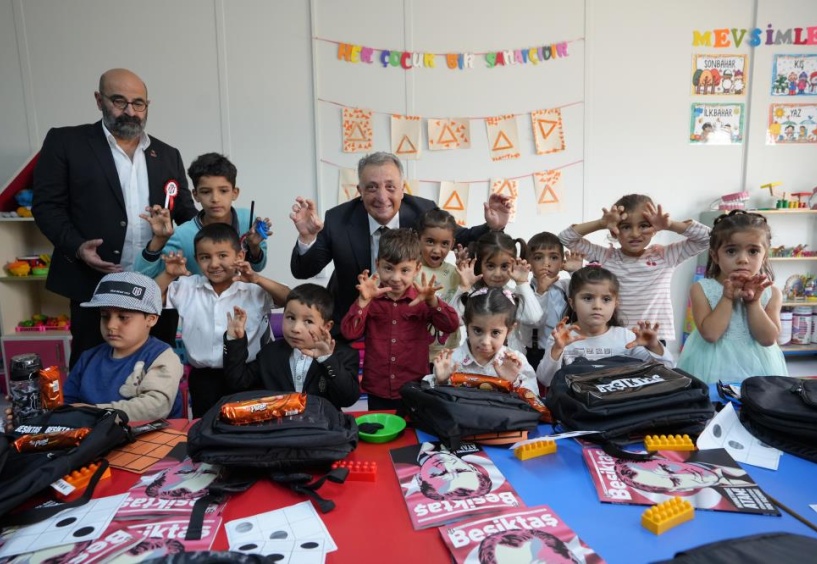 Beşiktaş’ın Oğuzeli’nde yaptırdığı okul açıldı