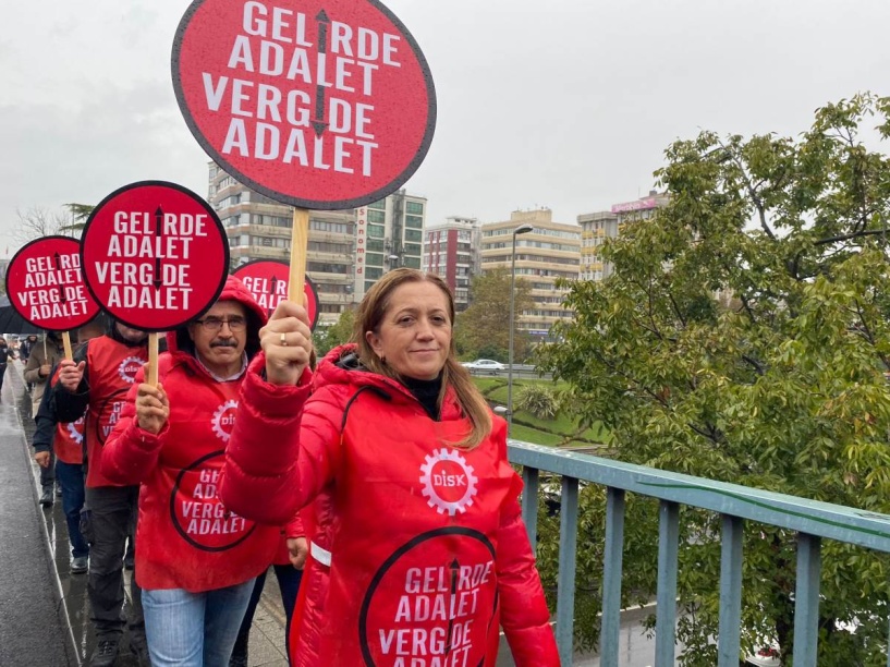 “Vergide adalet, gelirde adalet” yürüyüşü başladı
