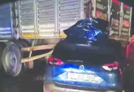 TIR dorsesine çarpan otomobil sürücüsü yaşamını yitirdi