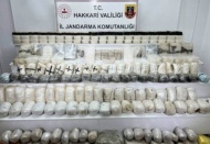 2 ton 350 kg uyuşturucu madde ve 11 bin uyuşturucu hap ele geçirildi