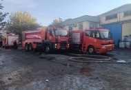 Geri dönüşüm fabrikasında yangın çıktı.