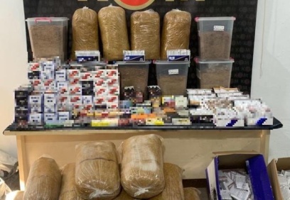 Kaçak sigara elegeçirildi