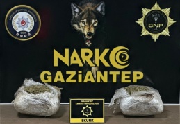 1.5 kilogram skunk ele geçirildi