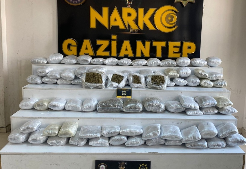 41 kilo skunk ele geçirildi