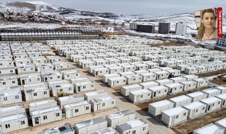 Adıyaman'da 109 bin 153 afetzede konteynerde hayat mücadelesi veriyor