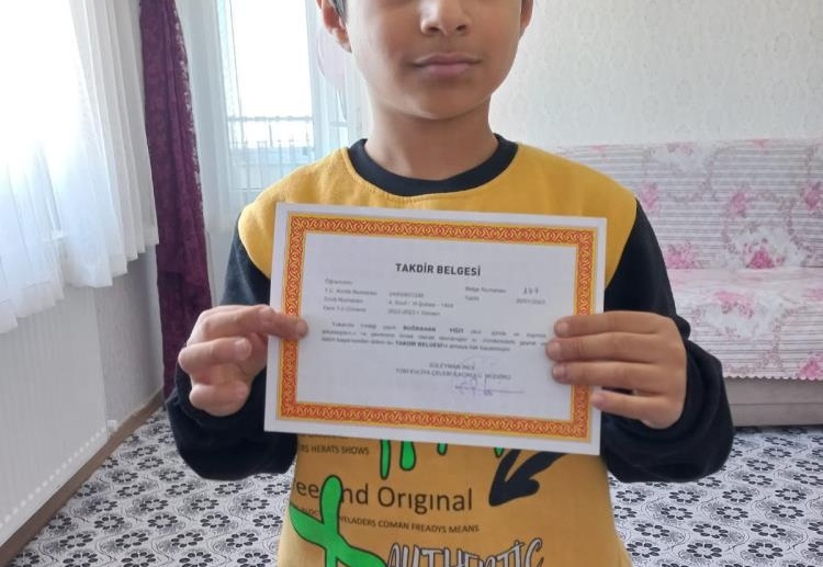 Küçük buğra, trafik kurbanı oldu