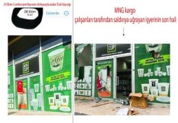 Kargo elemanları tartıştıkları müşterinin işyerini bastı