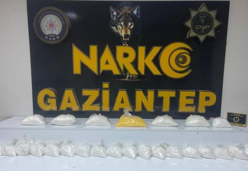 14 kilo metamfetamin ele geçirildi