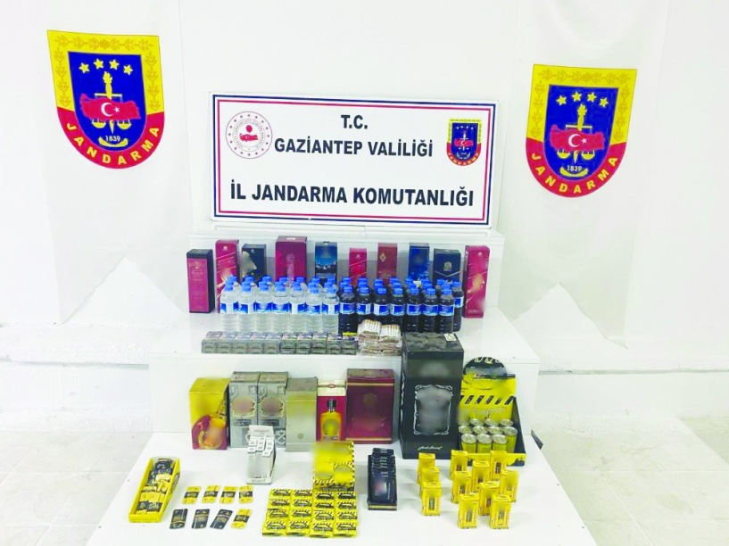 473 litre kaçak alkol ile 55 litre sahte rakı ele geçirildi