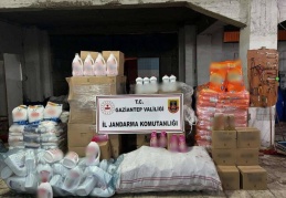 Herşeyin sahtesi bizde, 3,5 milyon TL olan sahte deterjan ele geçirildi