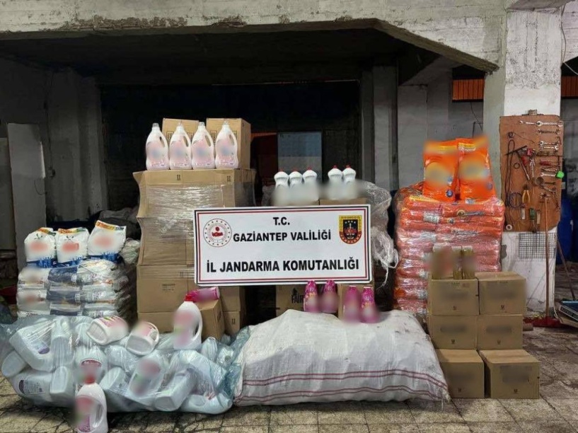 Herşeyin sahtesi bizde, 3,5 milyon TL olan sahte deterjan ele geçirildi