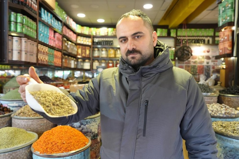Antep’in kışın tercihi zahter çayı