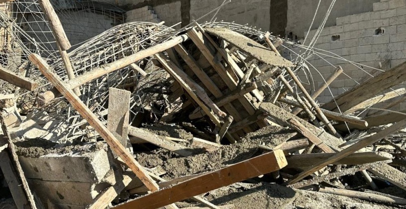 İnşaatta beton çöktü bir işçi yaşamını yitirdi