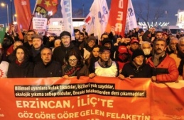 KESK, DİSK, TMMOB ve İTO'dan İliç protestosu