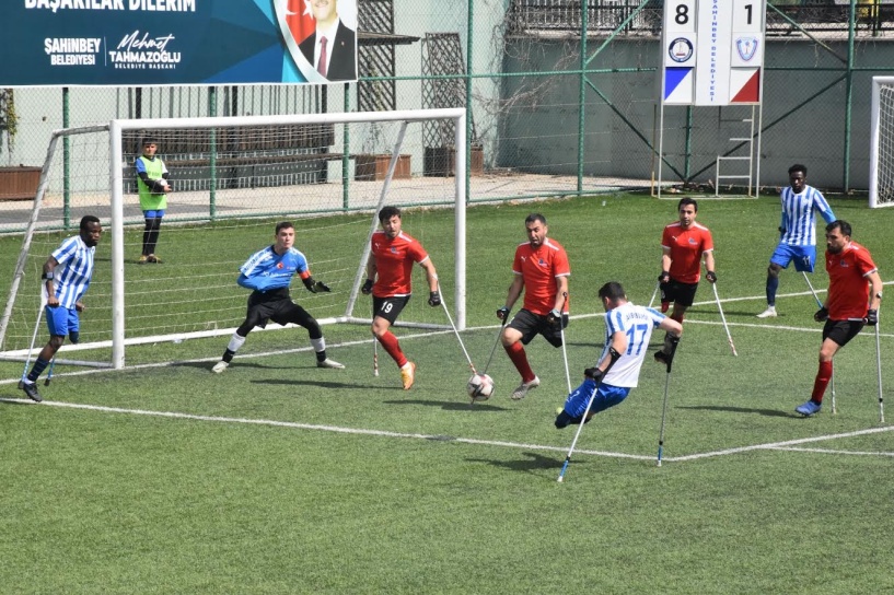 Şahinbey Ampute gol rekoru kırdı 16-0