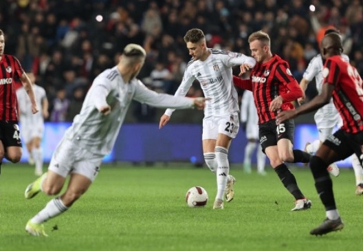 Gaziantep FK- Beşiktaş’ı 2-0 mağlup etti