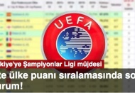 UEFA ülke puanı sıralamasında ilk 10'da yer almayı garantiledik