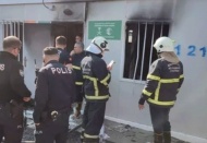 Konteyner kentte yine yangın çıktı