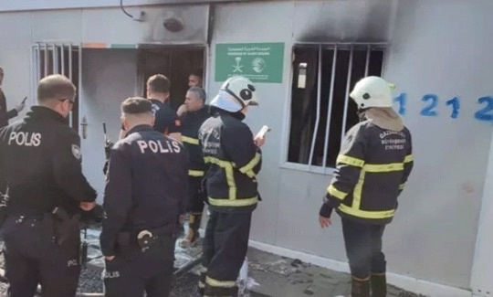Konteyner kentte yine yangın çıktı