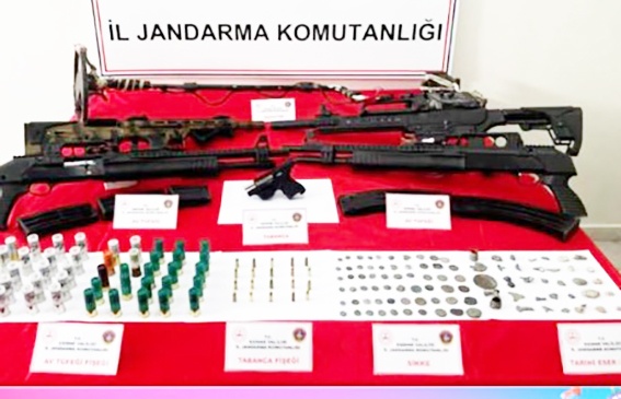 63 ilde ruhsatsız silah operasyonu düzenlendi