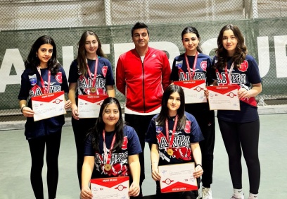 Genç Kız Tenis Takımı, bölge birincisi oldu