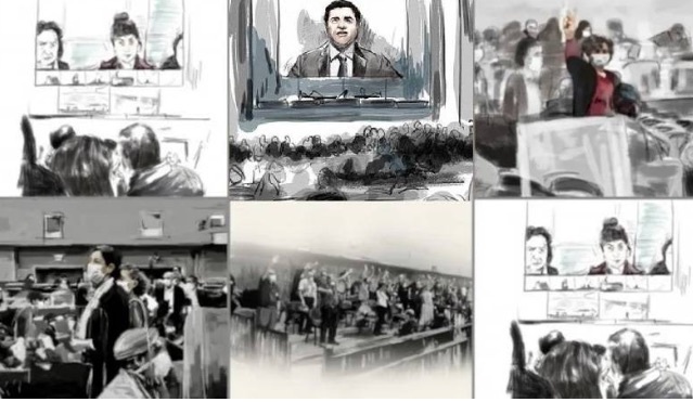 Kürt siyasetçilere ceza yağdı, Demirtaş’a 28,5, Yüksekdağ’a 30 yıl hapis